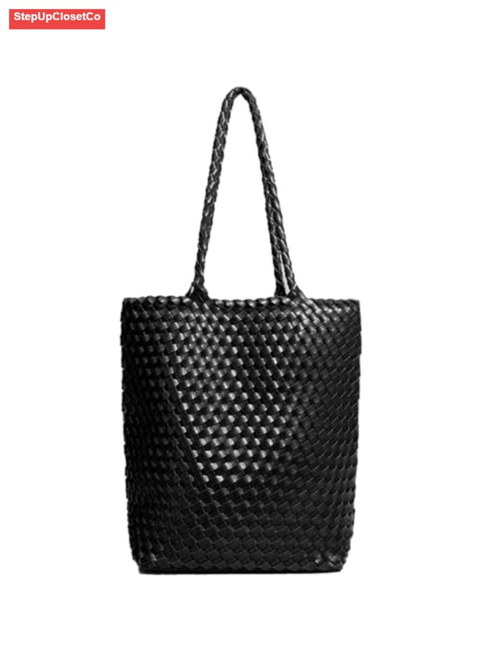 Handcrafted Woven Rattan Hobo Purse with Braided Straps
